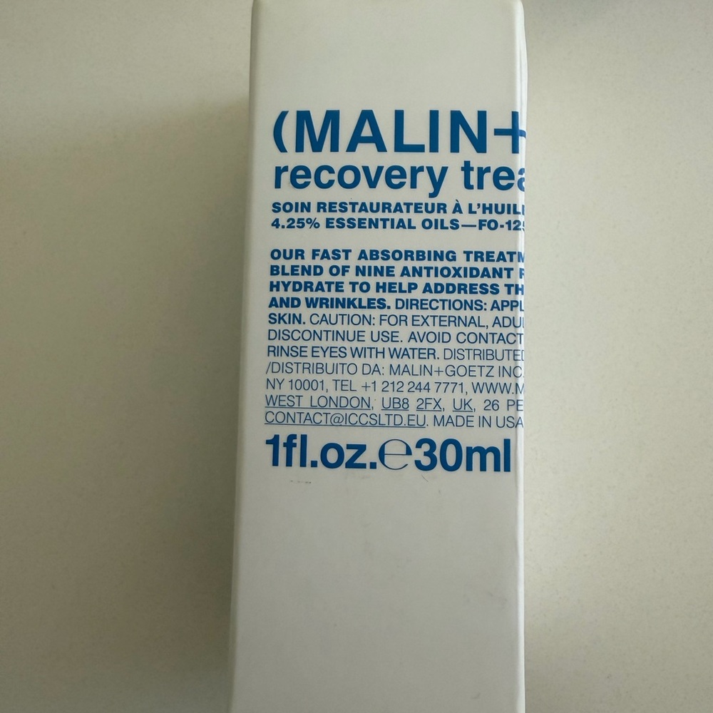 Malin+Goetz Recovery Treatment Oil